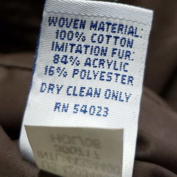 Womens GAP Faux Fur reversible vest size small brown/grey - Picture 7 of 9